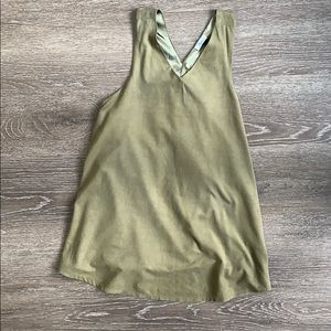 Suede tank